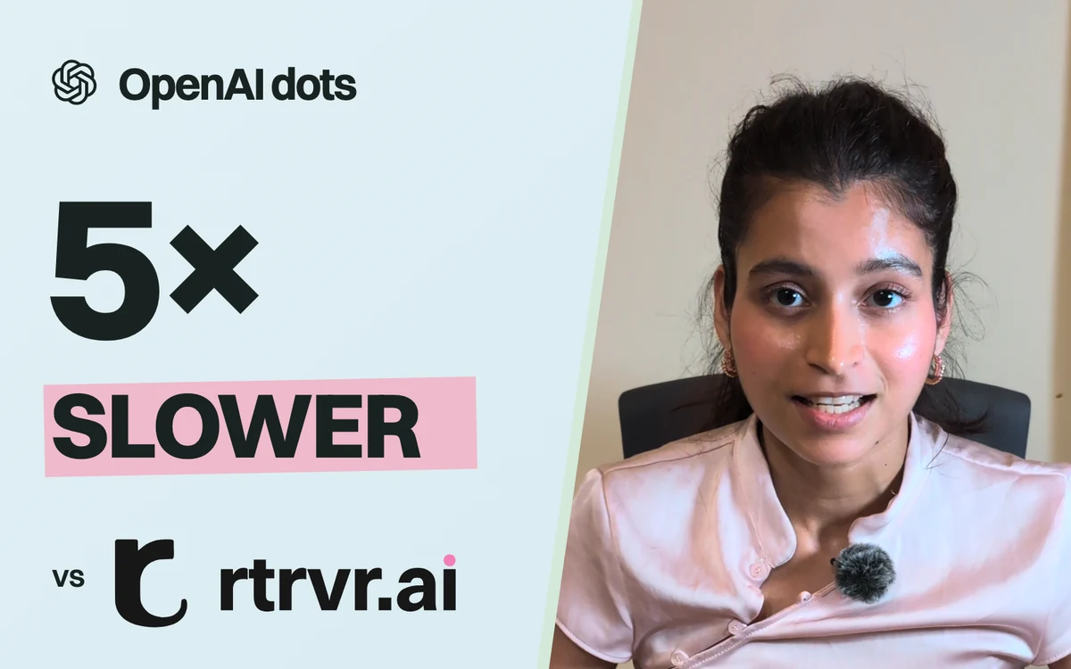 Bhavani Kalisetty's OpenAI dots vs rtrvr.ai comparison. Dots took about five times as long across the five selected runs.