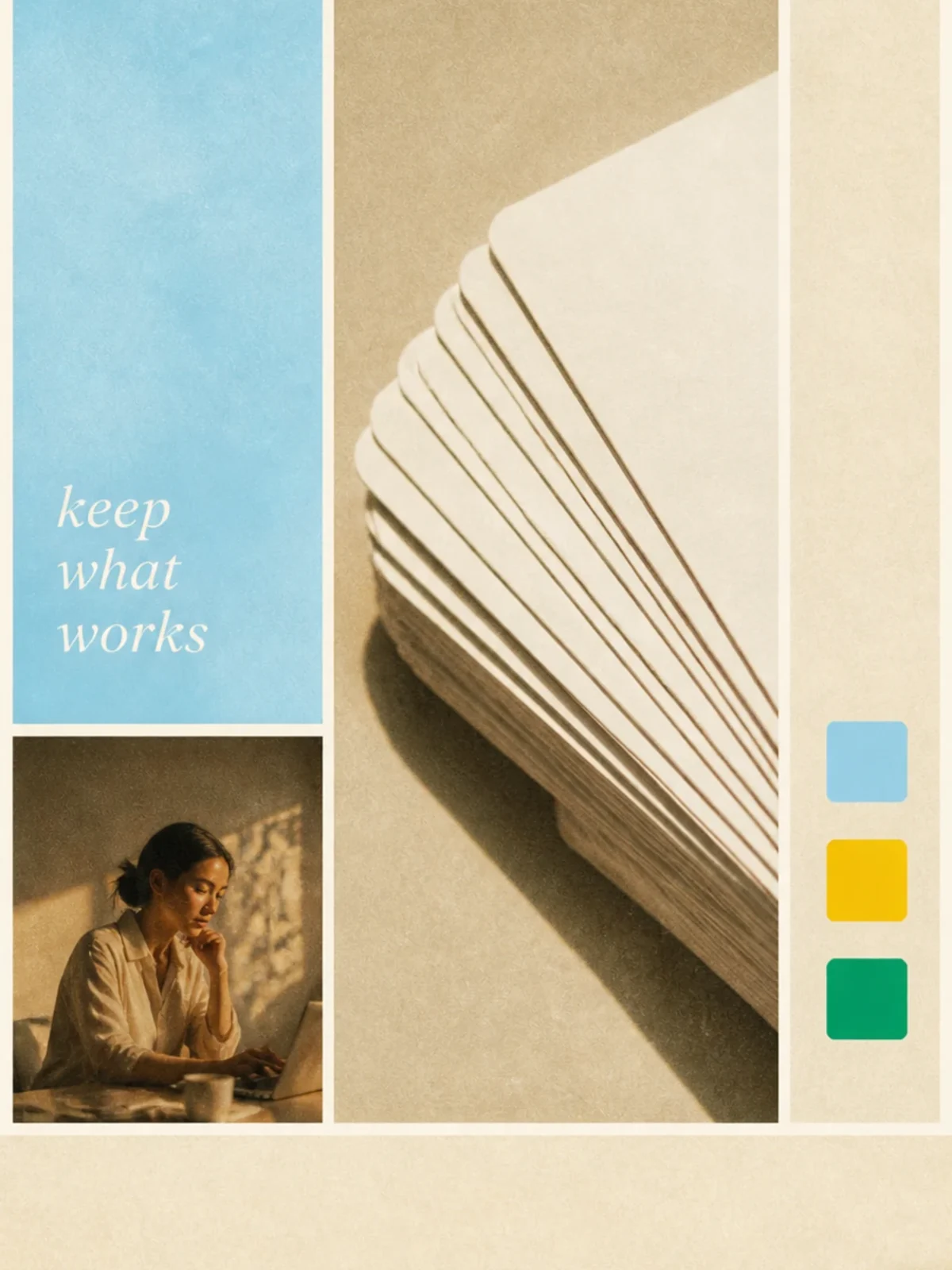 Poster for Repeated work → reusable templates